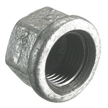 Slutmuffe galvaniseret 3/4"